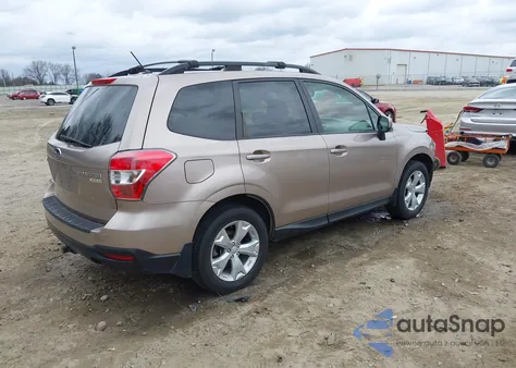 2014 Subaru Forester 2.5I Premium из США, поврежденный, VIN JF2SJAEC4EH543845